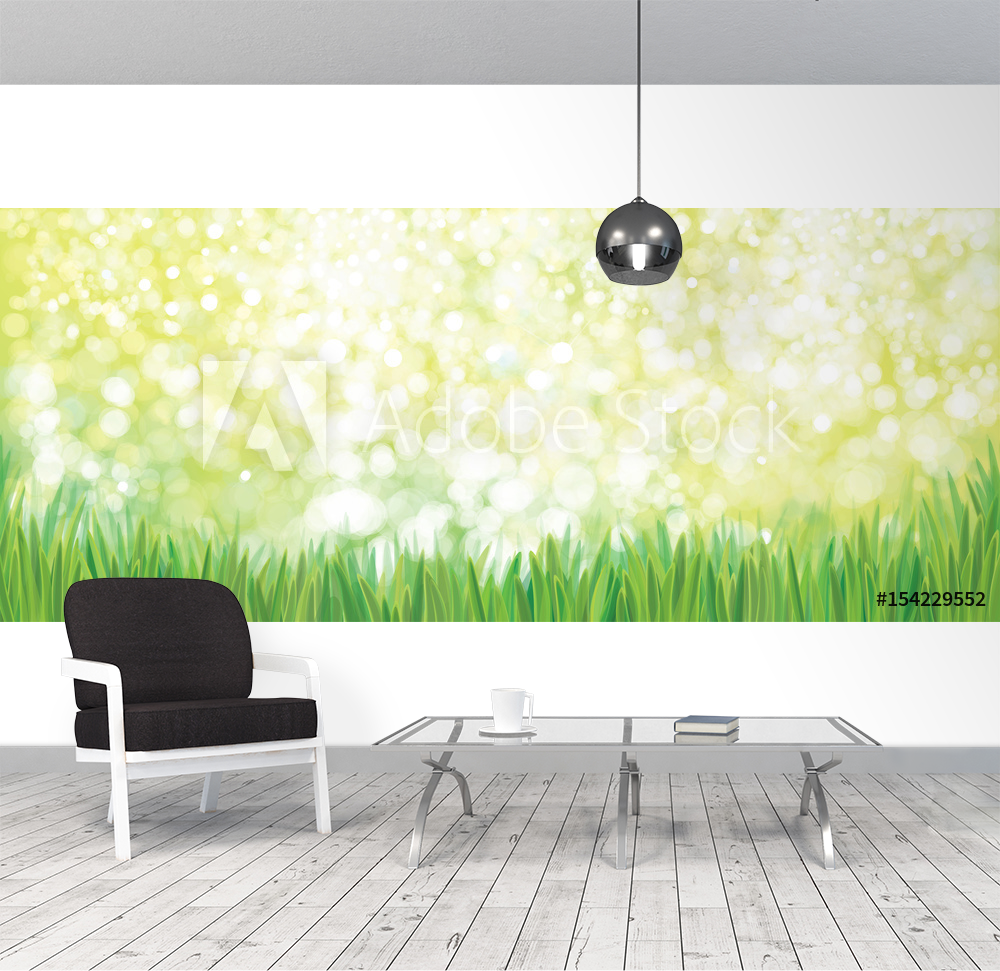 Vector green grass nature background from Wallmural | Wallpassion